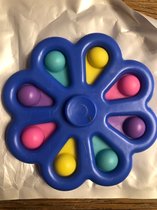 Fidget- Simple Dimple - Popit - Spinner- donker blauw - TikTok -  Fidget - Spinner - Pop it - popit toy