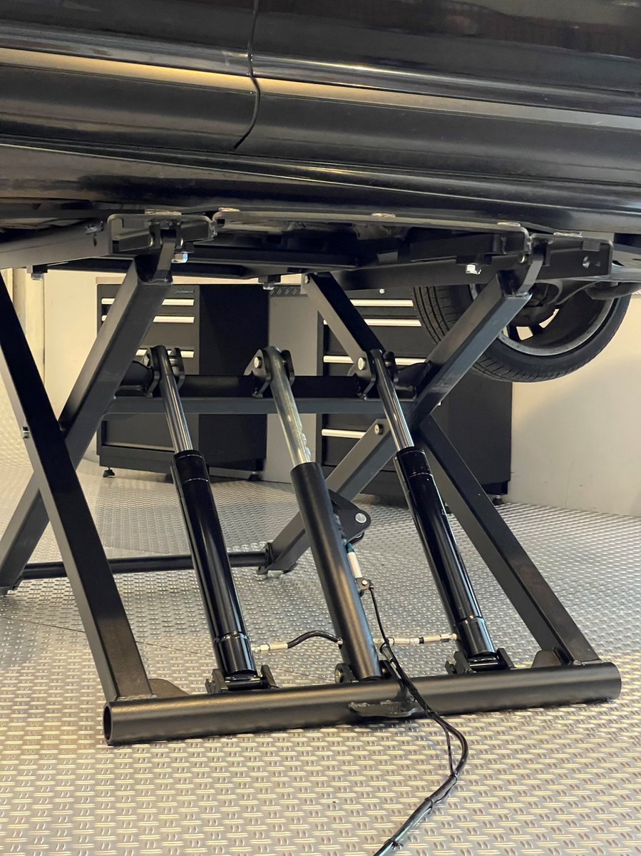Datona® Auto poetsbrug - 230V - Zwart