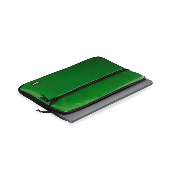 Housse MacBook Pro 14 pouces avec compartiment (à partir de matériaux recyclés) - Housse/housse verte pour ordinateur portable pour MacBook Pro 14 pouces (2021)