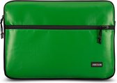MacBook Pro 14 inch case met vak (van gerecycled materiaal) - Groene laptop sleeve/hoes voor de MacBook Pro 14 inch (2022/2023)