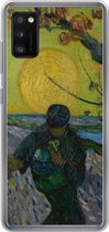 Geschikt voor Samsung Galaxy A41 hoesje - De zaaier - Vincent van Gogh - Siliconen Telefoonhoesje