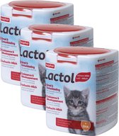 3x Beaphar Lactol Kitten Milk 500 gr