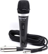 Professional Microfoon met snoer | Vocaal |  Hoge Geluidskwaliteit | Dynamisch Microphone | 4meter snoer |  Zwart