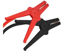 ProPlus Startkabelset 220 A 2 x 3,0 m – Voor Autoaccu en Starthulp – 4 Geïsoleerde Accuklemmen – Rood/Zwart