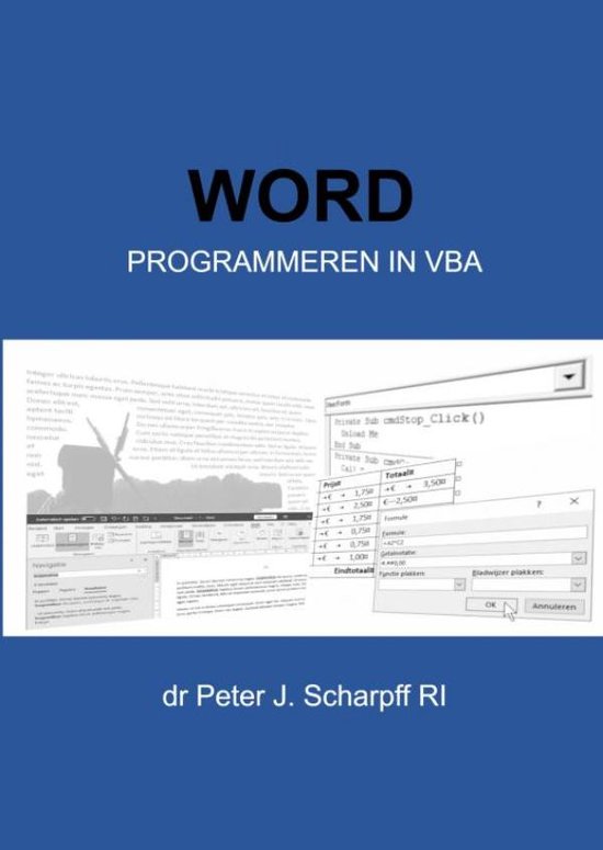 Word Programmeren in VBA - cover
