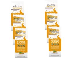 Supreme Selective Naturals Meadow Loops - Knaagdiersnack - 6 x 80 g