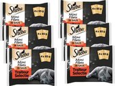 Sheba Multi-Pack Mini Filets Pochette de Traiteur - Nourriture pour Chat - 6 x Viande 4x85 g