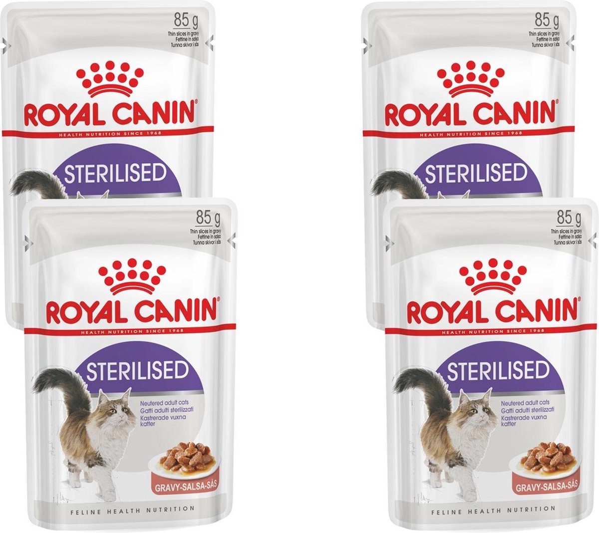 Royal Canin Royal Canin - Sterilised Gravy Kattenvoer Nat - 48 x 85 gr