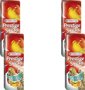 Versele-Laga Prestige Sticks Kanarie - Vogelsnack - 4 x Exotich Fruit