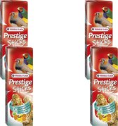 Versele-Laga Prestige Sticks Vinken Exotisch Fruit - Vogelsnack - 4 x 2x30 g