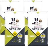 Opti Life Adult Medium - Hondenvoer - 4 x 1 kg