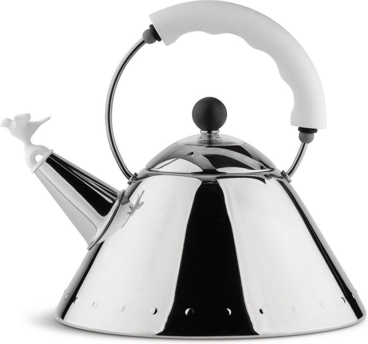 Alessi Kettle Fluitketel (inductie) Wit