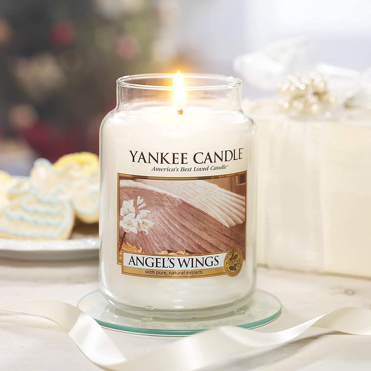 Bougie Parfumées Yankee Candle Bougie Yankee Candle Grand Format - Parfum Pain D'Épices - 150h De Combustion - Jarre Verre Classique Yankee Candle Grande Jarre Signature