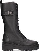 Red-Rag 71210 Veterboots - Laarzen Met Veters - Dames - Zwart - Maat 39