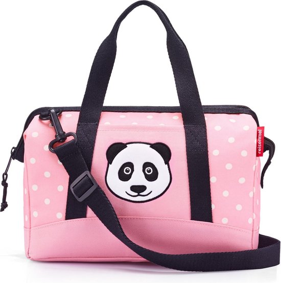 Reisenthel Allrounder XS Kids Sac de Voyage Enfant - 5L - Panda Dots Pink Rose