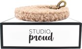 Studio Proud - hondenriem - Teddy Brown - bronskleurige accessoires - te combineren met bijpassende halsband en bow tie