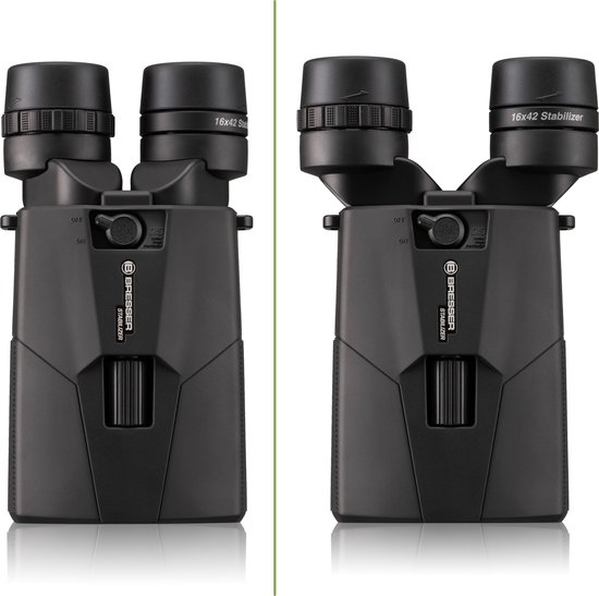 Jumelles Bresser - 16x42 - Avec stabilisateur d'image - Vue de la main