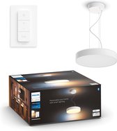 Philips Hue Enrave hanglamp - warm tot koelwit licht - wit - 1 dimmer switch