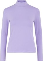 Pieces PCKAJSA LS T-NECK TOP BC Dames T-Shirt  - Maat M