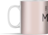 Mok - Moederdag Cadeautje - Bonus Mama - Roze - 350 ml - Beker