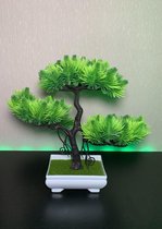 Argibi - Bonsai - Green - Kamerplant - Decoratieplant - Kunstmatige plant - Kunstplant - Groene nepplant