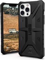 UAG - Pathfinder backcover hoes - iPhone 13 Pro Max - Zwart + Lunso Tempered Glass