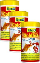 Tetra Visvoer Goldfish Crisps - Vissenvoer - 3 x 250 ml