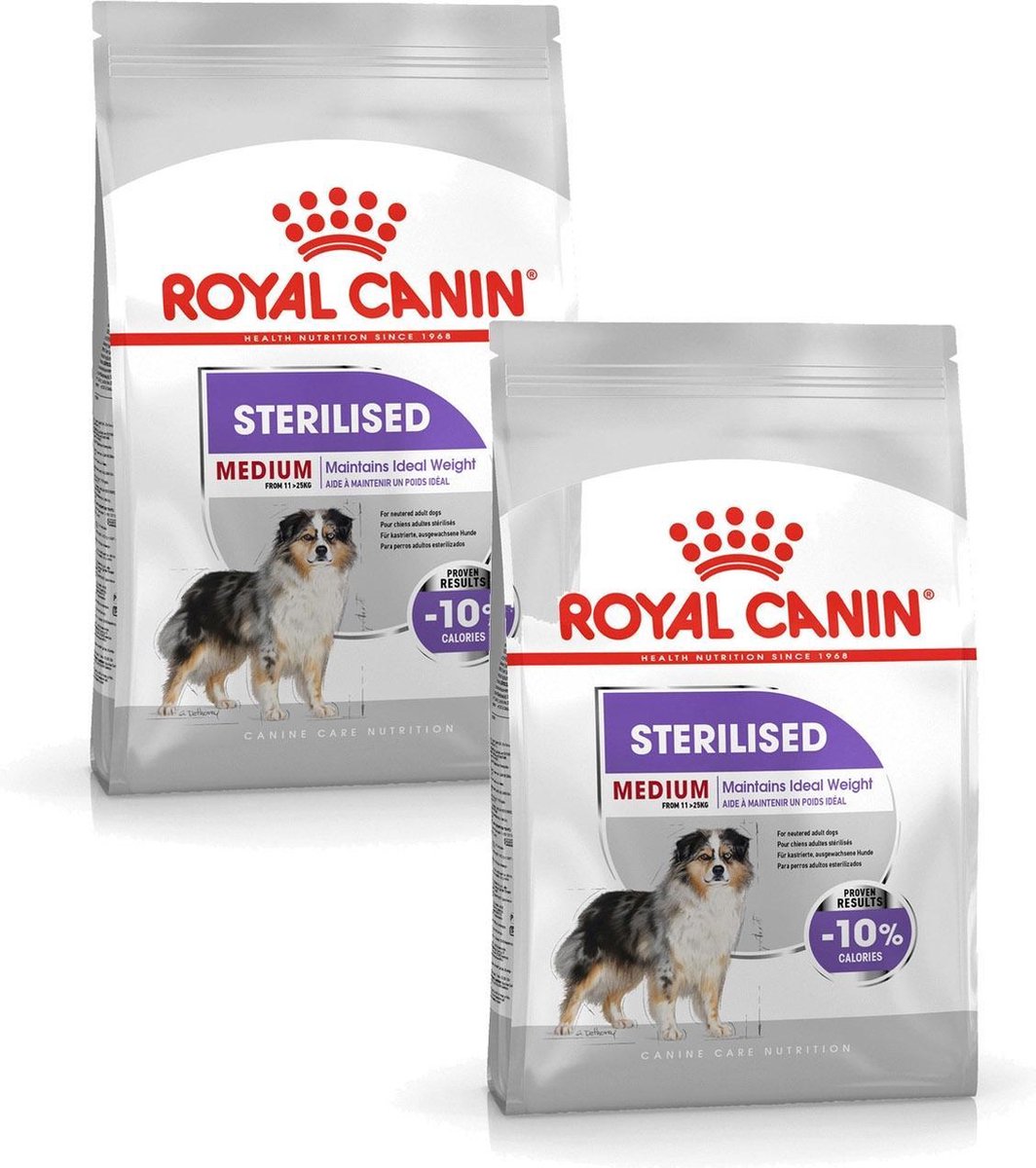 Vervullen kogel vreugde Royal Canin Ccn Sterilised Medium - Hondenvoer - 2 x 10 kg | bol.com