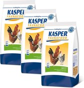 Kasper Faunafood Legkorrel - Kippenvoer - 3 x 4 kg