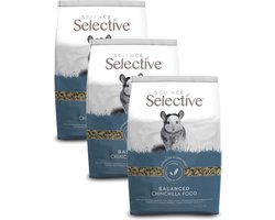 Supreme Science Selective Chinchilla - Chinchillavoer - 3 x 1.5 kg