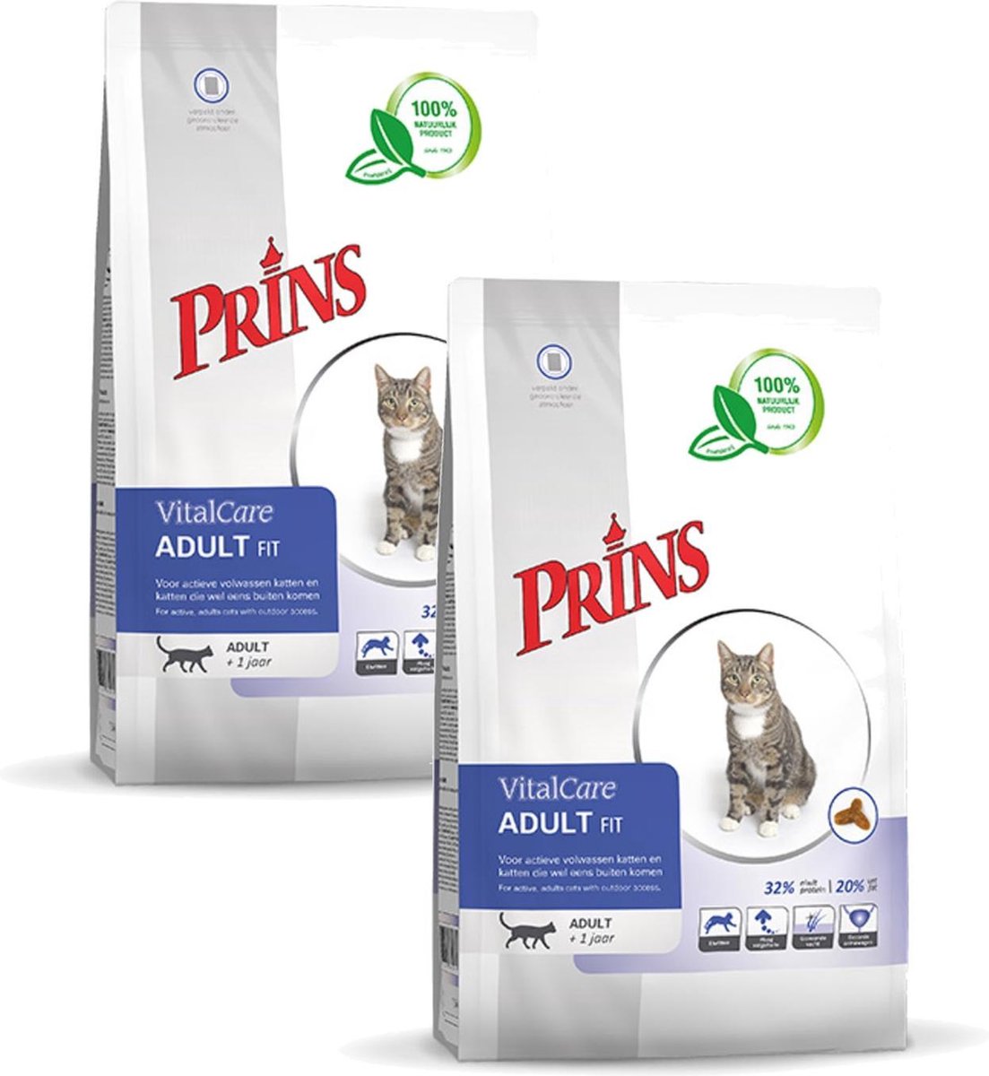 Prins Prins Vitalcare Cat Adult Gevogelte - Kattenvoer - 2 x 10 kg