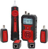 Dakta® Netwerk Kabel Tester | Kabelzoeker | LCD Scherm | Spanning en Stroom | 2000 m testrange