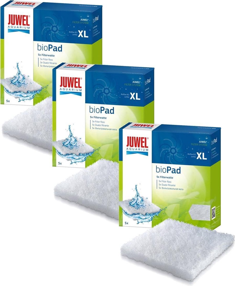 Juwel Biopad Xl Jumbo - Filtermateriaal - 3 x 15.3x15.3x1 cm Jumbo