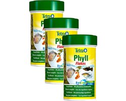 Tetra Phyll Visvoer Vlokken - Vissenvoer - 3 x 100 ml