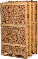 Haardhout Berkenhout Pallet - 2 kuub (2m³) - Ovengedroogd Brandhout - Geschikt voor alle kachels