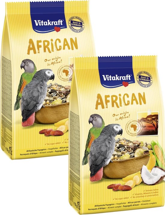 Versele-Laga Prestige Premium Exotic Nuts Parrot - Nourriture pour oiseaux  - 3 x 750 g