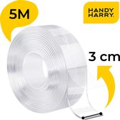 HANDY HARRY® Nano Tape 5M*3CM - Dubbelzijdige Tape - Dubbelzijdig Magic Nano Gekko Grip Tape