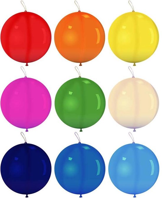 bord vleet Klusjesman FIG10 Pastel - Punch Ballonnen ( Box Ballonnen ) met elastiek 50 stuks |  bol.com