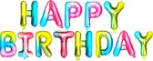 Fienosa Verjaardag Versiering - Happy Birthday - Regenboog 37 cm Letters - Happy Birthday versiering - Happy Birthday Slinger - Ballonnen Verjaardag - Verjaardag Decoratie - themafeest - gefeliciteerd ballon