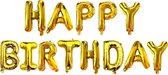 Verjaardag Versiering - Happy Birthday - Goud - Happy Birthday Slinger - Ballonnen Verjaardag - Verjaardag Decoratie - Fienosa