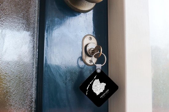 Porte-clés - Pays- Nederland - Frise - Carte routière - Plastique