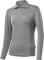 Löffler Sportsweater Midlayer Turtle Dames Modal/katoen Grijs Mt 46