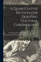 A Quantitative Method for Deriving Cultural Chronology