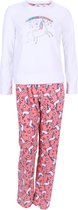 Wit-oranje pyjama met eenhoorns MAAT L