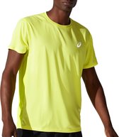 Asics Core SS Top  Sportshirt - Maat L  - Mannen - geel