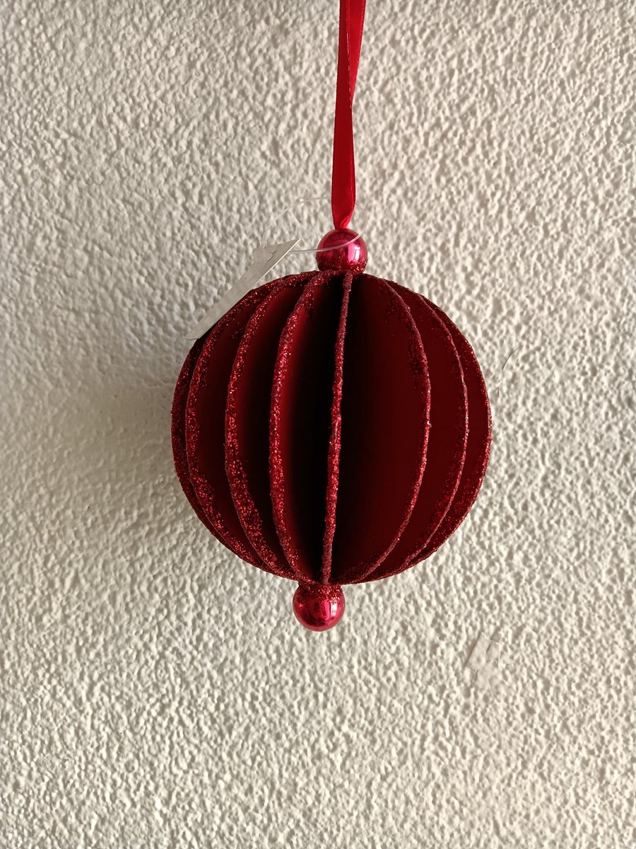 Kerstbal rood