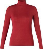 YEST Anne-Lieke Jersey Shirt - Dark Red - maat 44