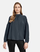 TAIFUN Dames Blouse met turtleneck Obsidian-36