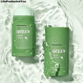 Green Mask Stick - Blackhead Remover - Acne - Gezichtsmaskers Verzorging - Huidverzorging - Dermatologisch Getest - Geschikt Voor Elk Type Huid