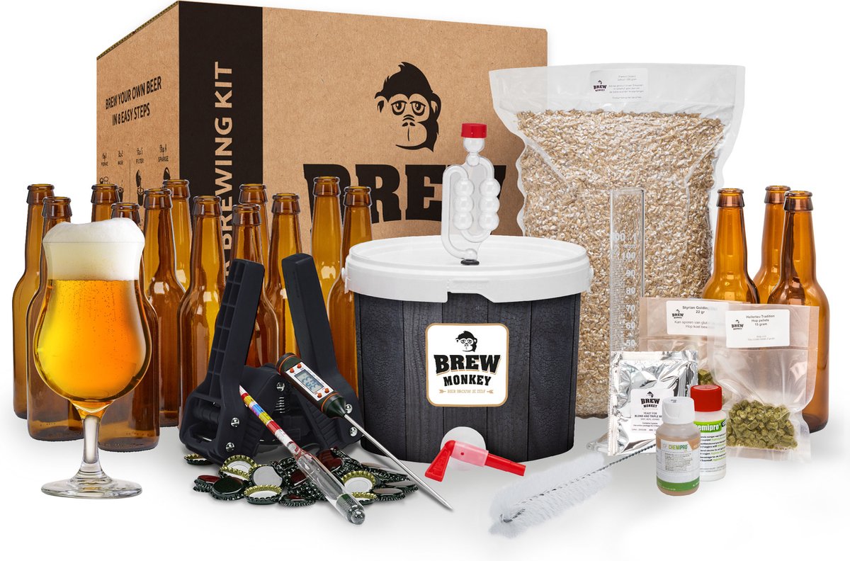 Brew Monkey Premium Tripel – Bierbrouwpakket – Zelf Bier Brouwen Bierpakket